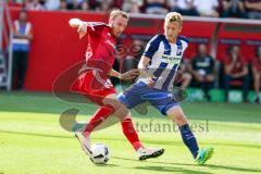 1. BL - Saison 2016/2017 - FC Ingolstadt 04 - Hertha BSC - Moritz Hartmann (#9 FCI) - Foto: Meyer Jürgen