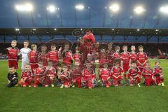 1. BL - Saison 2016/2017 - FC Ingolstadt 04 - 1.FC Köln - Einlaufkinder - Schanzi - Foto: Meyer Jürgen