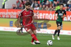 1. BL - Saison 2016/2017 - FC Ingolstadt 04 - FC Augsburg - Romain Brègerie (#18 FCI) - Foto: Meyer Jürgen