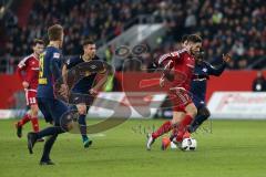 1. Bundesliga - Fußball - FC Ingolstadt 04 - RB Leipzig - Mathew Leckie (7, FCI) startet durch