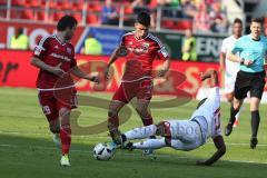 1. BL - Saison 2016/2017 - FC Ingolstadt 04 - 1. FSV Mainz 05 - Alfredo Morales (#6 FCI) - Markus Suttner (#29 FCI) - Foto: Meyer Jürgen