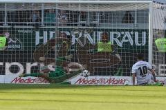 1. BL - Saison 2016/2017 - FC Ingolstadt 04 - SV Darmstadt - Pascal Groß (#10 FCI) mit dem 1:0 Führungstreffer - jubel - Esser Michael Torwart Darmstadt - Foto: Meyer Jürgen