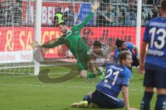 1. BL - Saison 2016/2017 - FC Ingolstadt 04 - SV Darmstadt - Almog Cohen (#36 FCI) trifft zum 2:2 Ausgleich - Esser Michael Torwart Darmstadt - Jubel - Foto: Meyer Jürgen