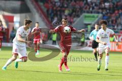 1. BL - Saison 2016/2017 - FC Ingolstadt 04 - 1. FSV Mainz 05 - Lezcano Farina,Dario (#37 FCI) - André
Ramalho weiss Mainz -  Stefan
Bell weiss Mainz links - Foto: Meyer Jürgen