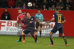 1. BL - Saison 2016/2017 - FC Ingolstadt 04 - RB-Leipzig - Moritz Hartmann (#9 FCI) - Foto: Meyer Jürgen