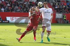 1. BL - Saison 2016/2017 - FC Ingolstadt 04 - 1. FSV Mainz 05 - Lezcano Farina,Dario (#37 FCI) - Stefan Bell weiss Mainz - Foto: Meyer Jürgen