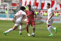 1. BL - Saison 2016/2017 - FC Ingolstadt 04 - 1. FSV Mainz 05 - Pascal Groß (#10 FCI) - André Ramalho weiss Mainz - Foto: Meyer Jürgen