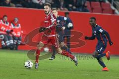 1. BL - Saison 2016/2017 - FC Ingolstadt 04 - RB-Leipzig - Mathew Leckie (#7 FCI) - Foto: Meyer Jürgen