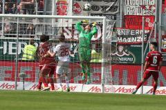 1. BL - Saison 2016/2017 - FC Ingolstadt 04 - 1. FSV Mainz 05 -Martin Hansen Torwart(#35 FCI) mit einer Parade -  Foto: Meyer Jürgen