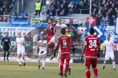 1. BL - Saison 2016/2017 - FC Ingolstadt 04 - Hamburger SV - Lezcano Farina,Dario (#37 FCI) beim Kopfball - Foto: Meyer Jürgen