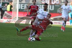 1. BL - Saison 2016/2017 - FC Ingolstadt 04 - 1. FSV Mainz 05 - Florent Hadergjonaj (#33 FCI) - Foto: Meyer Jürgen