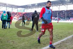 1. BL - Saison 2016/2017 - FC Ingolstadt 04 - Hamburger SV - Marvin Matip (#34 FCI) verlässt den Platz nach dem warm machen - Foto: Meyer Jürgen