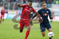 1. BL - Saison 2016/2017 - FC Ingolstadt 04 - RB-Leipzig - Roger de Oliveira Bernardo (#8 FCI) - Foto: Meyer Jürgen