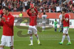 1. BL - Saison 2016/2017 - FC Ingolstadt 04 - SV Darmstadt - Die Spieler nach dem Spiel Markus Suttner (#29 FCI) - Foto: Meyer Jürgen