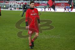 1. BL - Saison 2016/2017 - FC Ingolstadt 04 - RB-Leipzig - Pascal Groß (#10 FCI) nach dem warm machen - Foto: Meyer Jürgen