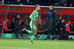 1. BL - Saison 2016/2017 - FC Ingolstadt 04 - RB-Leipzig - Ørjan Nyland (#26 FCI) wird eingewechselt - Foto: Meyer Jürgen