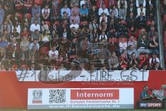 1. BL - Saison 2016/2017 - FC Ingolstadt 04 - SV Darmstadt - Fans - choreo - banner - Foto: Meyer Jürgen
