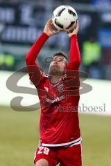 1. BL - Saison 2016/2017 - FC Ingolstadt 04 - Hamburger SV - Markus Suttner (#29 FCI) beim Einwurf - Foto: Meyer Jürgen