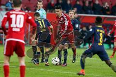 1. BL - Saison 2016/2017 - FC Ingolstadt 04 - RB-Leipzig - Alfredo Morales (#6 FCI) - Foto: Meyer Jürgen