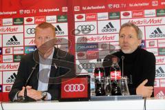 1. Bundesliga - Fußball - FC Ingolstadt 04 - Vorstellung neuer Cheftrainer Maik Walpurgis Pressekonferenz mit Sportdirektor Thomas Linke (FCI)