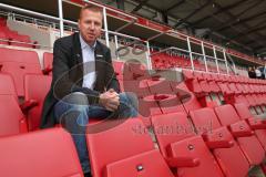 1. Bundesliga - Fußball - FC Ingolstadt 04 - Vorstellung neuer Cheftrainer Maik Walpurgis Pressekonferenz - Cheftrainer Maik Walpurgis (FCI) im Audi Sportpark Stadion