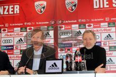 1. Bundesliga - Fußball - FC Ingolstadt 04 - Vorstellung neuer Cheftrainer Maik Walpurgis Pressekonferenz mit Sportdirektor Thomas Linke (FCI)