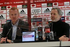 1. Bundesliga - Fußball - FC Ingolstadt 04 - Vorstellung neuer Cheftrainer Maik Walpurgis Pressekonferenz - Sportdirektor Thomas Linke (FCI)