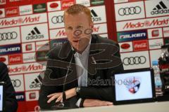 1. Bundesliga - Fußball - FC Ingolstadt 04 - Vorstellung neuer Cheftrainer Maik Walpurgis Pressekonferenz