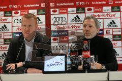 1. Bundesliga - Fußball - FC Ingolstadt 04 - Vorstellung neuer Cheftrainer Maik Walpurgis Pressekonferenz - Sportdirektor Thomas Linke (FCI)