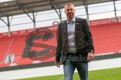 1. Bundesliga - Fußball - FC Ingolstadt 04 - Vorstellung neuer Cheftrainer Maik Walpurgis Pressekonferenz - Cheftrainer Maik Walpurgis (FCI) im Audi Sportpark Stadion