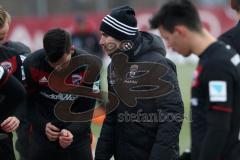 1. Bundesliga - Fußball - Testspiel - FC Ingolstadt 04 - 1. FC Heidenheim - Co-Trainer Ovid Hajou (FCI) nach der Pause feuert das Team an