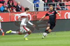 1. Bundesliga - Testspiel - Fußball - FC Ingolstadt 04 - VfB Stuttgart - Benjamin Pavard (VfB) Lukas Hinterseer (16, FCI)