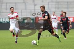 1. Bundesliga - Testspiel - Fußball - FC Ingolstadt 04 - VfB Stuttgart - Christian Gentner (VfB) Lukas Hinterseer (16, FCI)