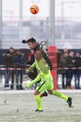 1. Bundesliga - Fußball - Testspiel - FC Ingolstadt 04 - 1. FC Heidenheim - Zweikampf, oben Stefan Lex (14, FCI) und Arne Feick (HDH)