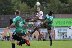 1. Bundesliga - Fußball - Testspiel - FC Ingolstadt 04 - VfB Eichstädt - mitte Nico Rinderknecht (22, FCI) rechts Diallo Mamadou (VfB)