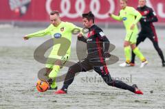 1. BL - Saison 2016/2017 - FC Ingolstadt 04 - 1.FC Heidenheim - Testspiel - Vorbereitungsspiel - Stefan Lex (#14 FCI) - Feick Arne (gelb Heidenheim) - Foto: Meyer Jürgen