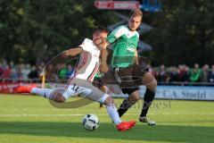 1. Bundesliga - Fußball - Testspiel - FC Ingolstadt 04 - VfB Eichstädt - links Stefan Lex (14, FCI) trifft zum 0:2 Tor Jubel Benjaim Schmidramsl (VfB)