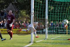 1. Bundesliga - Fußball - Testspiel - FC Ingolstadt 04 - VfB Eichstädt - mitte Stefan Lex (14, FCI) trifft zum 0:1 Tor, Torwart Jonas Herter (VfB) chancenlos Jubel