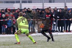 1. Bundesliga - Fußball - Testspiel - FC Ingolstadt 04 - 1. FC Heidenheim - Lukas Hinterseer (16, FCI) und Hauke Wahl (HDH)