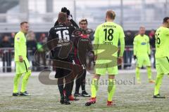 1. Bundesliga - Fußball - Testspiel - FC Ingolstadt 04 - 1. FC Heidenheim - Tor Jubel mitte Lukas Hinterseer (16, FCI) und Roger de Oliveira Bernardo (8, FCI)