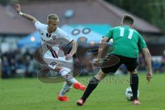 1. Bundesliga - Fußball - Testspiel - FC Ingolstadt 04 - VfB Eichstädt - Florent Hadergjonaj (33, FCI) rechts Sebastian Graßl(VfB)