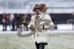 1. Bundesliga - Fußball - Testspiel - FC Ingolstadt 04 - 1. FC Heidenheim - Sportdirektor Thomas Linke (FCI)  dick eingepackt, Winter