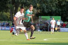 1. Bundesliga - Fußball - Testspiel - FC Ingolstadt 04 - VfB Eichstädt - links Stefan Lex (14, FCI) trifft zum 0:2 Tor Jubel Benjaim Schmidramsl (VfB)