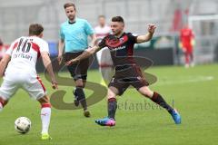 1. Bundesliga - Testspiel - Fußball - FC Ingolstadt 04 - VfB Stuttgart - Florian Klein (VfB) Maurice Multhaup (31, FCI)