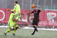 1. BL - Saison 2016/2017 - FC Ingolstadt 04 - 1.FC Heidenheim - Testspiel - Vorbereitungsspiel - Robert Leipertz (#13 FCI) beim Kpfball - Foto: Meyer Jürgen