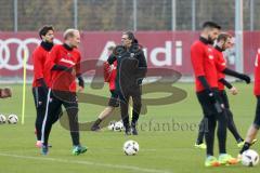 1. Bundesliga - Fußball - FC Ingolstadt 04 - Training - Interimstrainer Michael Henke übernimmt Training bis neuer Cheftrainer gefunden ist, mitte