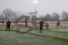 1. BL - Saison 2016/2017 - FC Ingolstadt 04 - Trainingsauftakt im neuen Jahr 2017 - Die Spieler beim Stellungsspiel - Maik Walpurgis (Trainer FCI) - Foto: Meyer Jürgen