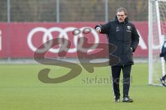 1. Bundesliga - Fußball - FC Ingolstadt 04 - Training - Interimstrainer Michael Henke übernimmt Training bis neuer Cheftrainer gefunden ist, gibt Anweisungen.