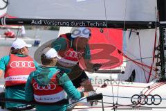 1. Bundesliga - Fußball - FC Ingolstadt 04 - Audi Sailing Experience - Kampf mit dem Wind Cheftrainer Markus Kauczinski (FCI)