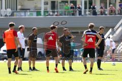 1. Bundesliga - Fußball - FC Ingolstadt 04 - Trainingslager - Vorbereitung - Training - Co-Trainer Patrick Westermann (FCI) Fitnesstrainer Jörg Mikoleit (FCI) Cheftrainer Markus Kauczinski (FCI) Co-Trainer Argirios Giannikis (FCI)